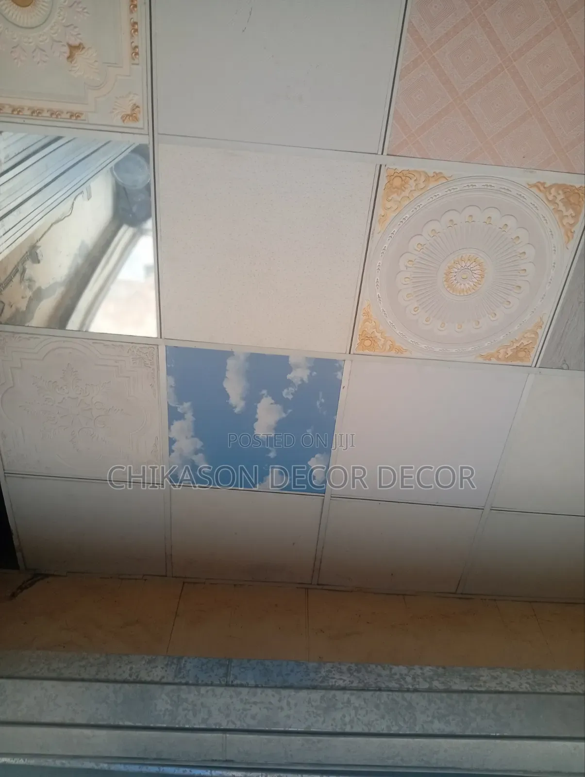 Sky Blue Suspended Ceiling