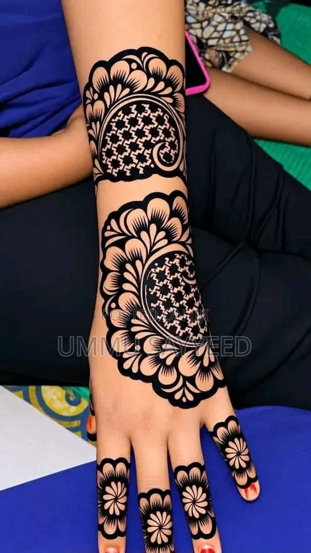 Henna, Stickers Stencils - 10 Designs Easy Diy Lalle Designs