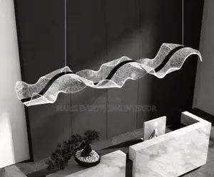 Glacier Wave Linear Pendant ( Offices, Hotels, & Luxury Dining)
