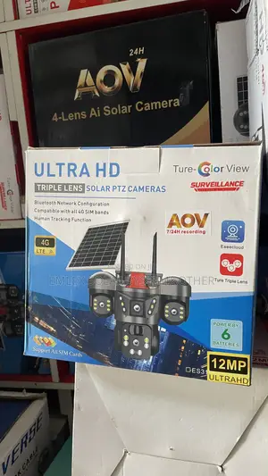 3 Lens Wireless Solar CCTV Camera