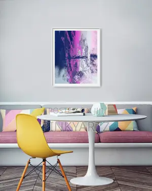 Bluish Abstract Art