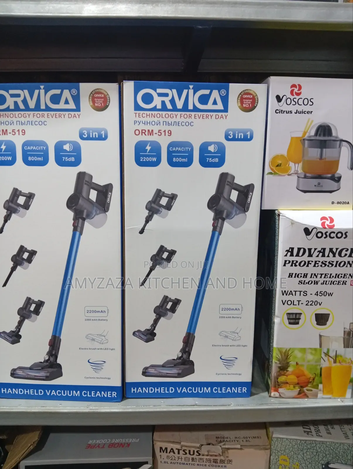 Orvica ORM-519 Handheld Vacuum Cleaner