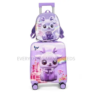 Kids 2-in-1 Luggage Set | Rolling Suitcase + Backpack