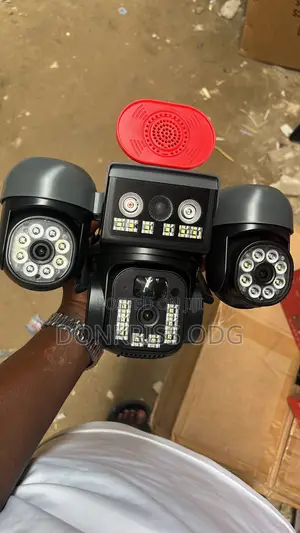 3 Lens CCTV Camera PTZ Aov Smart / Wireless / With Solar Panel