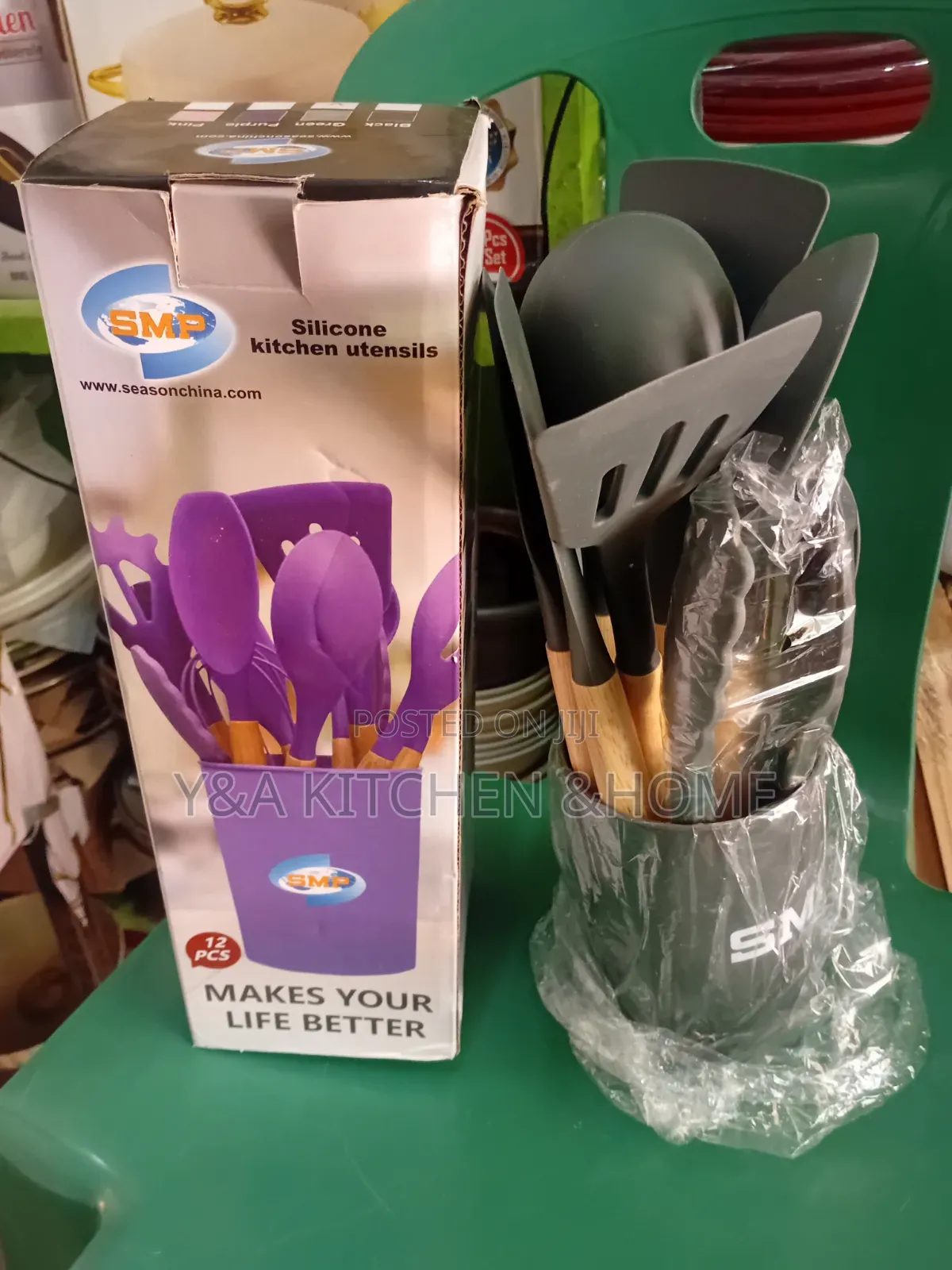 Silicone Cooking Spoon Set