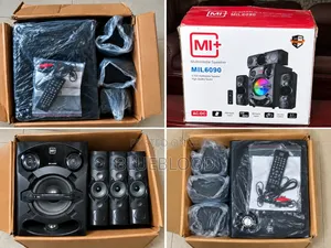 Powerful MI+ 5.1 Home Theater Speaker MIL6090 – Complete With Box