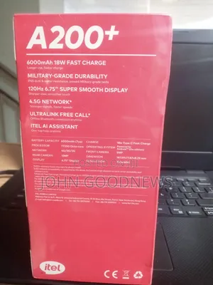 New Itel A200+ 128 GB White