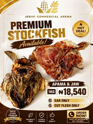 Stock Fish (Apama With Head)