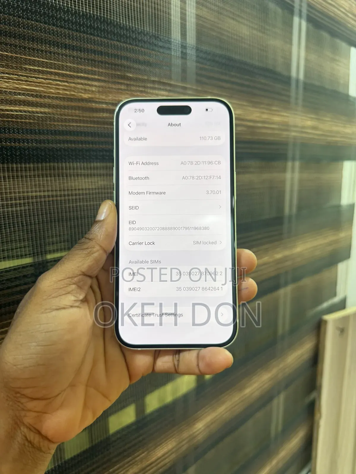 Apple iPhone 15 128 GB Yellow