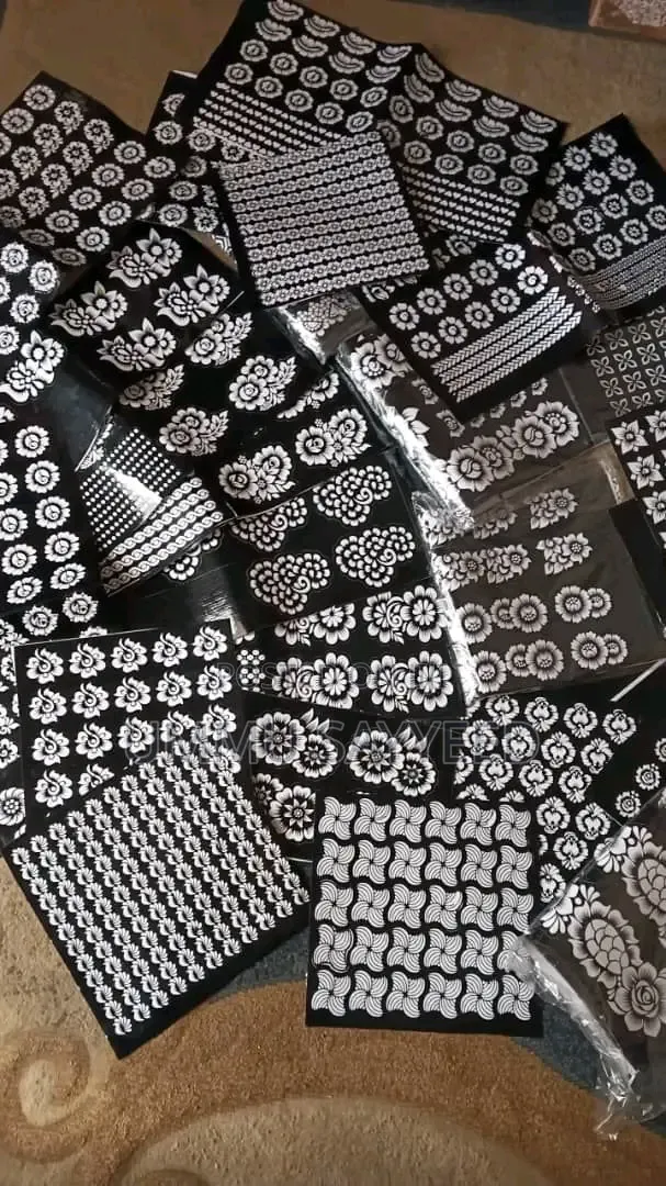 Henna Stickers Stencils- 10 Designs - Easy Diy Lalle Designs