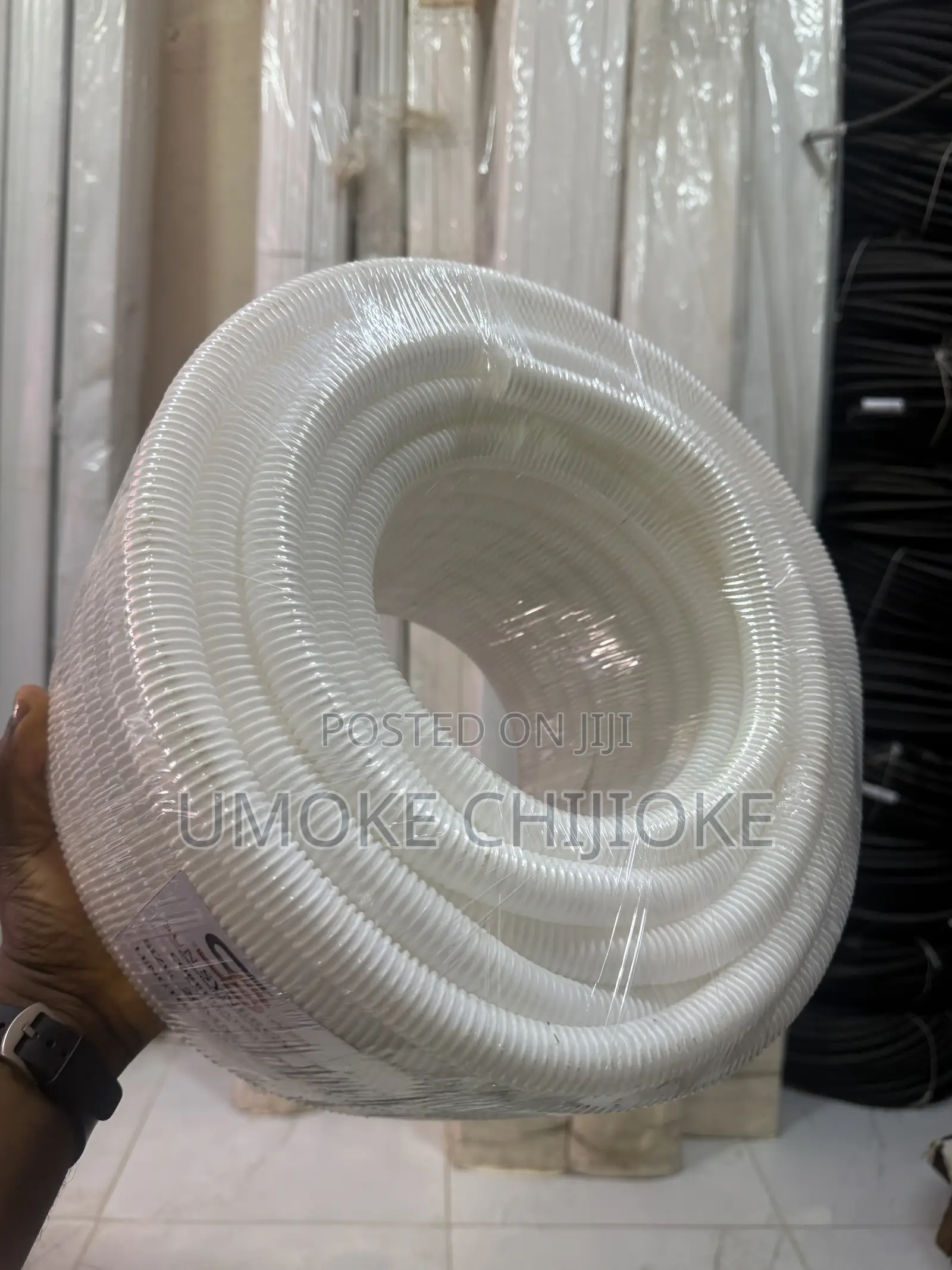 20mm Flexible Conduit Pipe 50m – Black & White