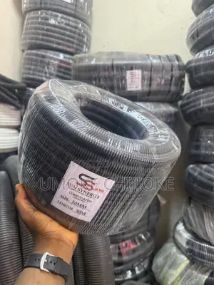 20mm Flexible Conduit Pipe 50m – Black & White