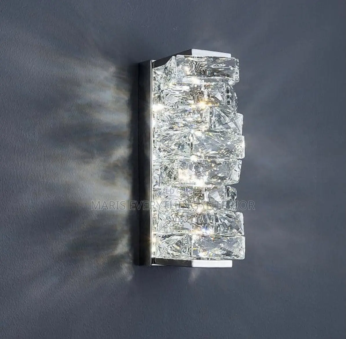 Diamond Stack Crystal Wall Light(Hotel Luxury on Your Wall )