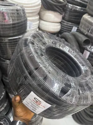 25mm Flexible Conduit Pipe 50m – Black & White