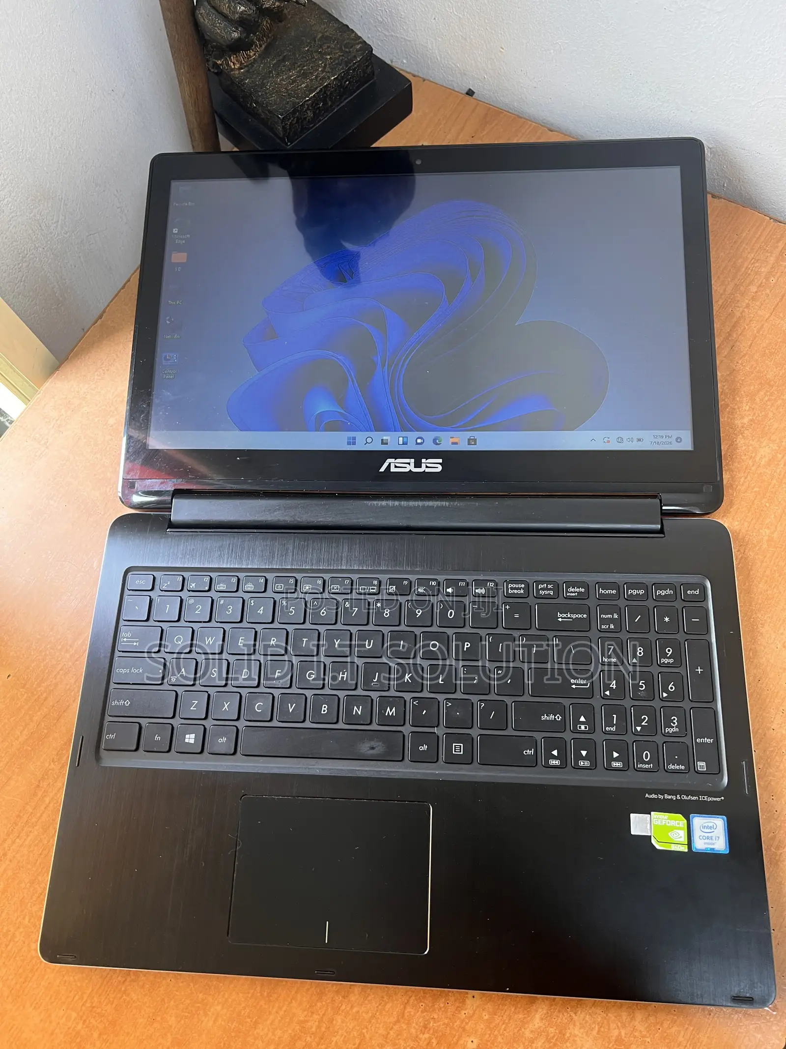 Laptop Asus 8GB Intel Core i7 SSD 256GB