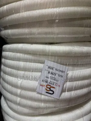 32mm Flexible Conduit Pipe 50m – Black & White