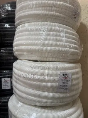 32mm Flexible Conduit Pipe 50m – Black & White