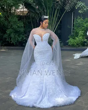 White Wedding Dress Beautiful 3in1