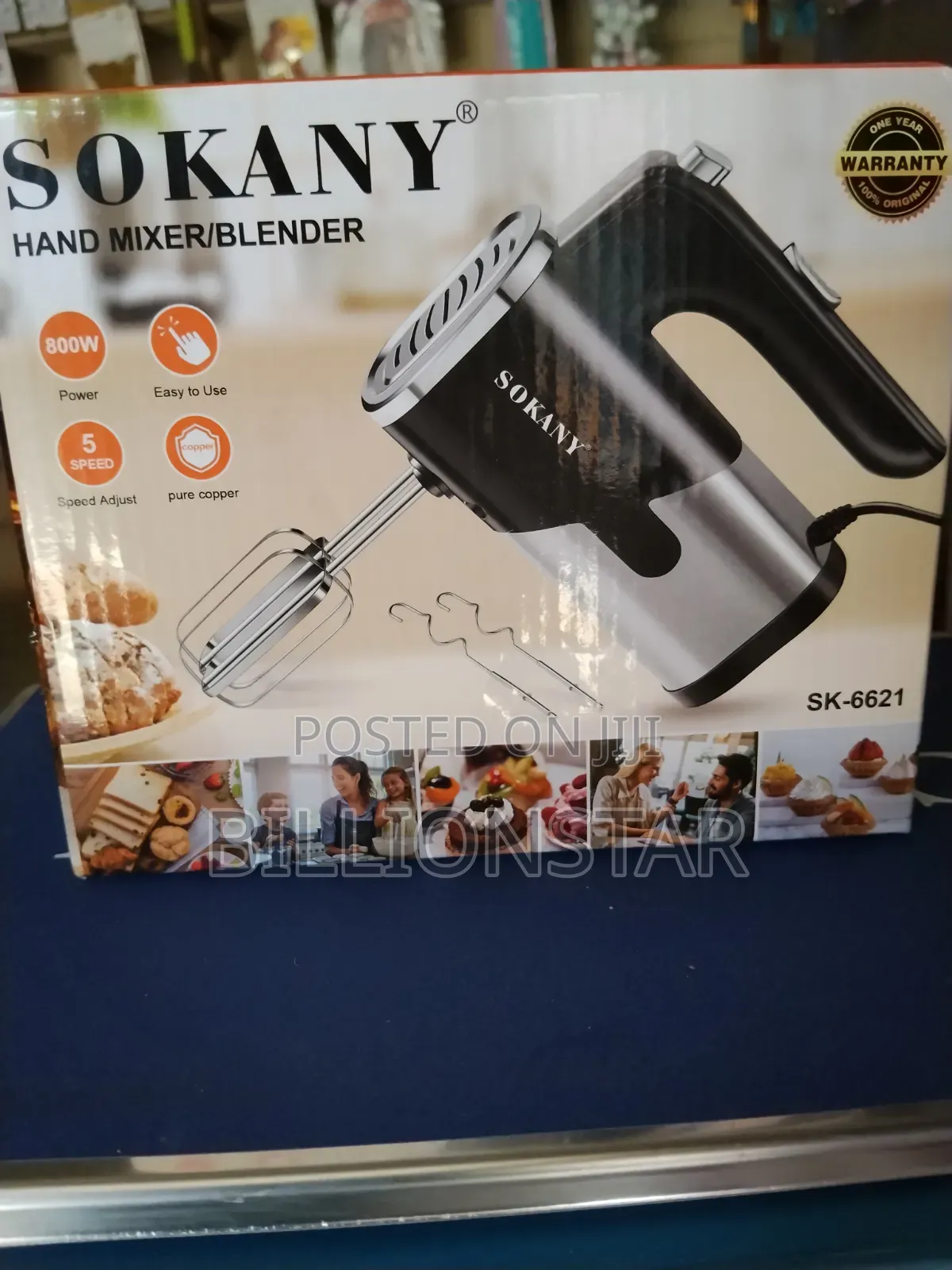 Sokany 800w Electric Hand Mixer