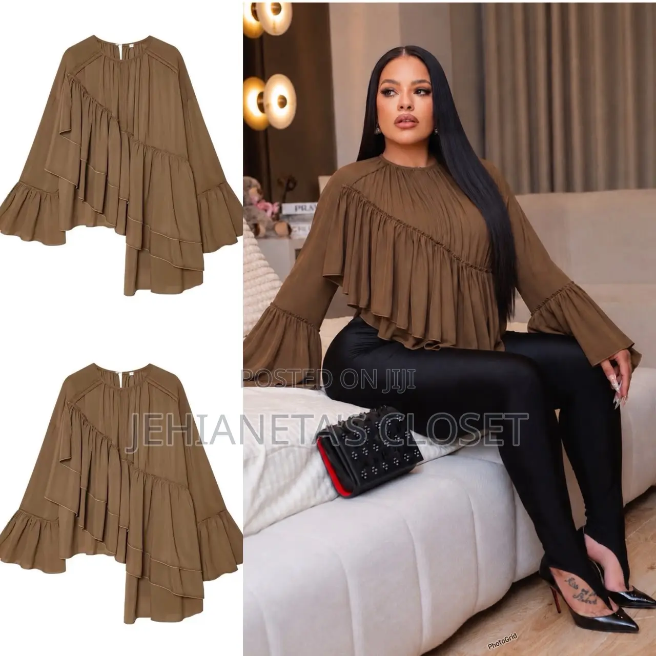 Flounced Blouse