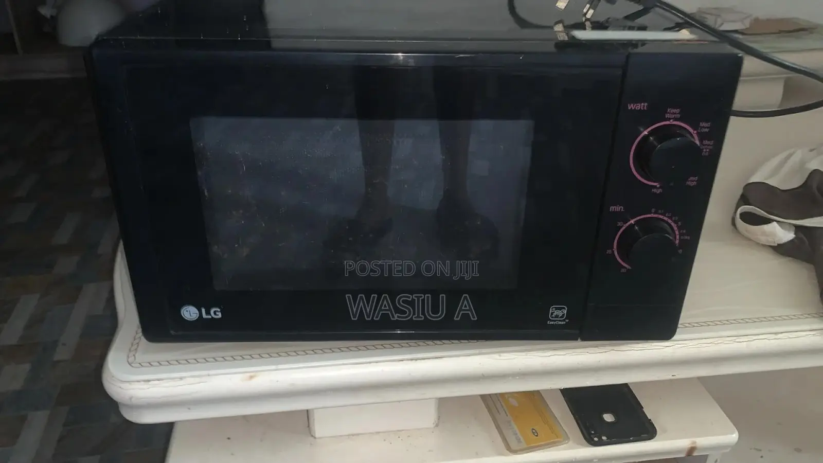 Used LG Microwave Double Settings