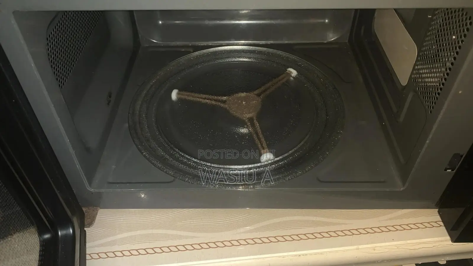 Used LG Microwave Double Settings