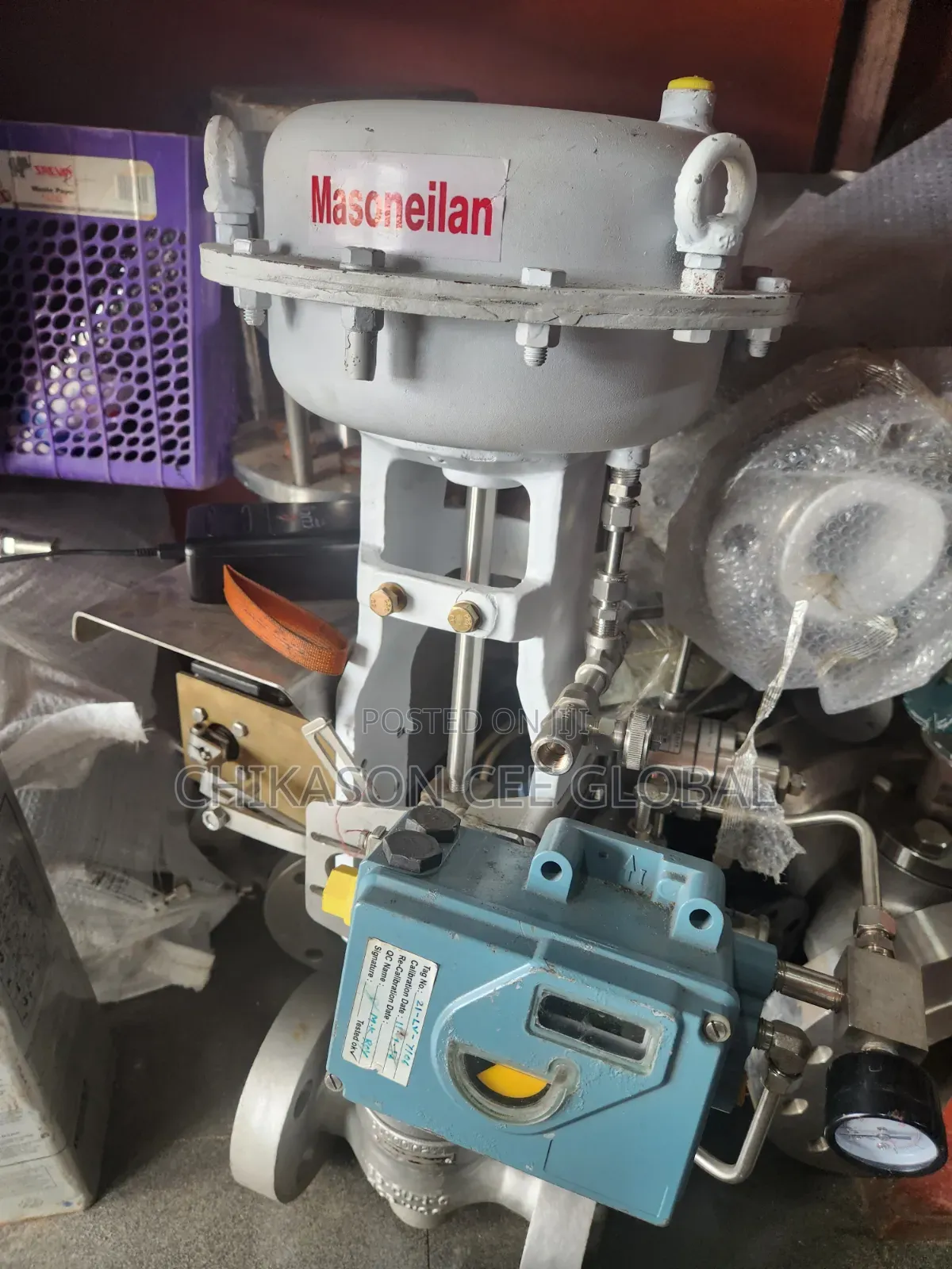 1" X 2500 Masoneila Pressure Pneumatic Control Valve