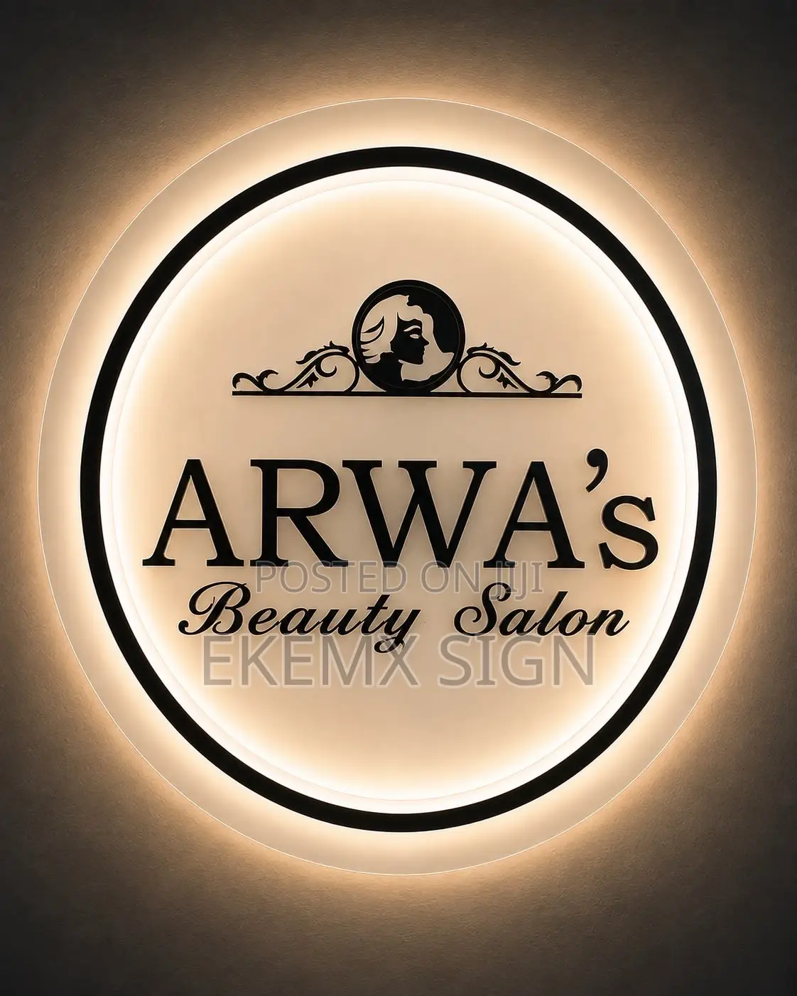 Round Signage