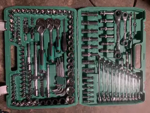 251 PCS Socket Set / Combination Tool Kit - 1/4", 3/8", 1/2" Drive