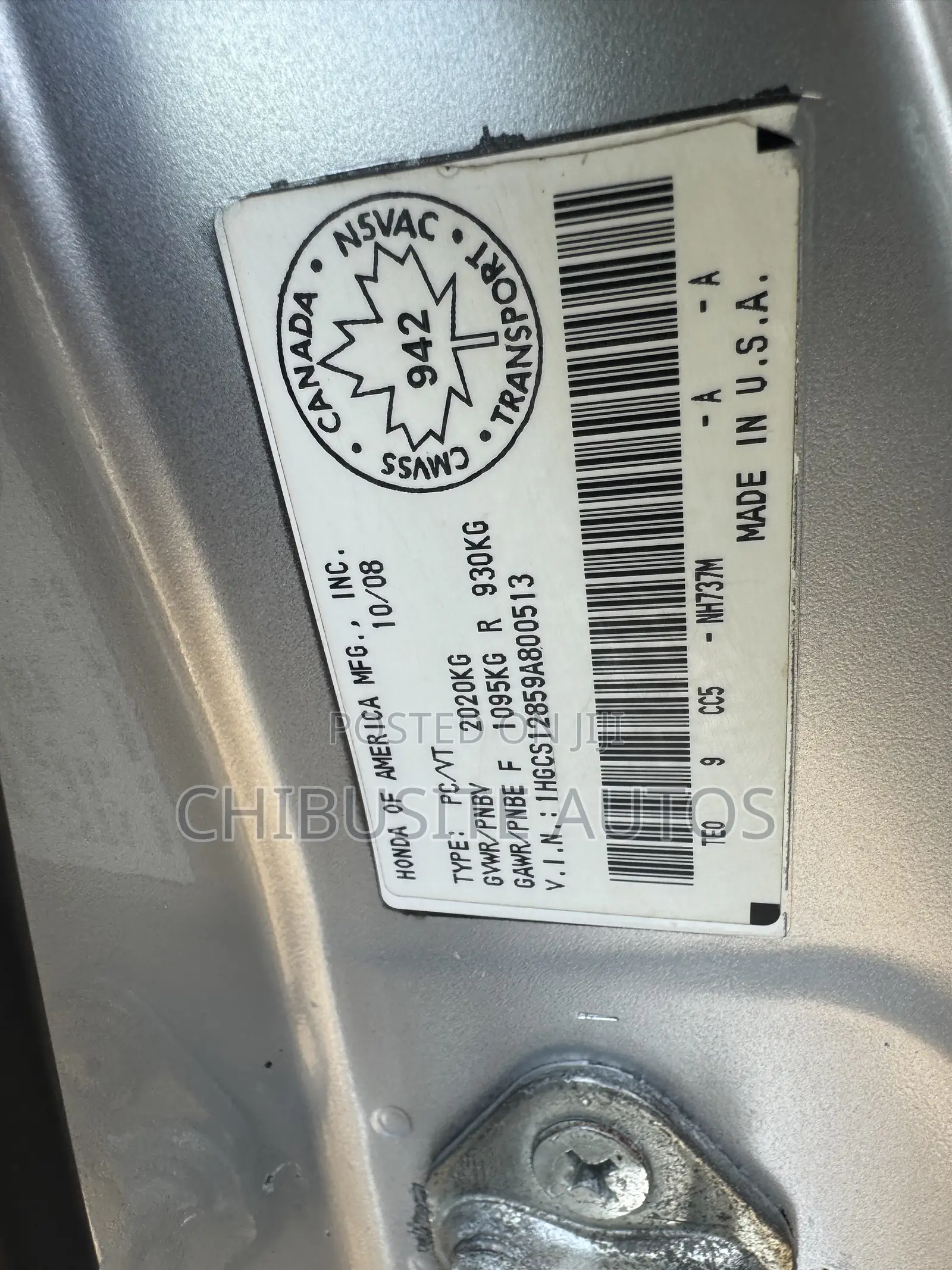 Honda Accord 2009 Silver