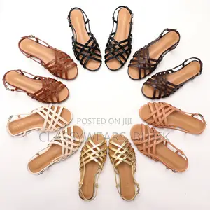 Women's Roman Woven Sandals, Summer Flat Soft