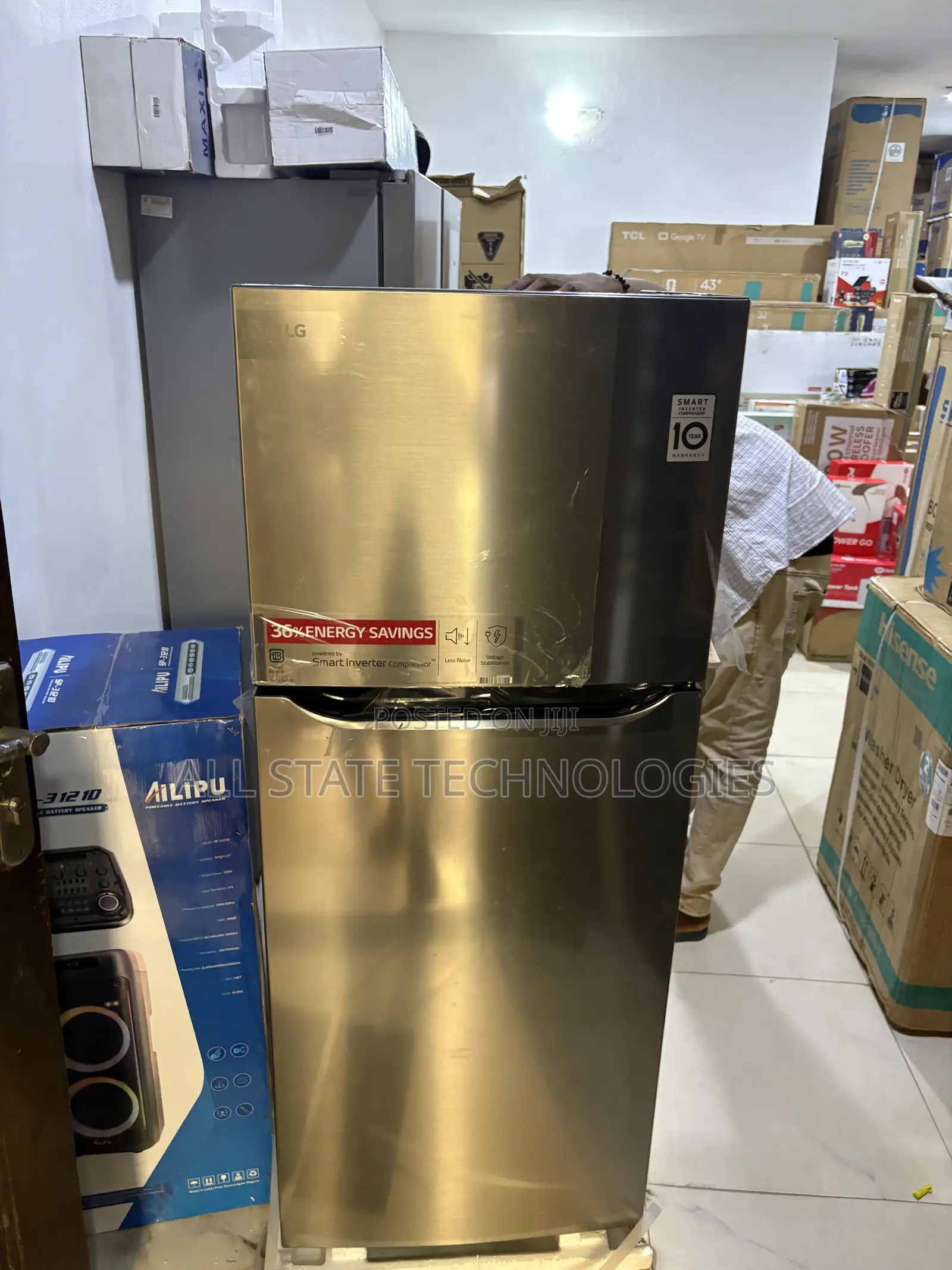 LG 234l Refrigerator Gl-C252slbb Doorcooling+