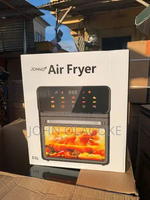 15l Jonno Air Fryer Digital With Transparent Lid and Double Tray 1350w