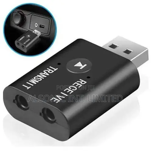 USB 2 in 1 Audio Receiver Transmitter, Bluetooth 5.0 Receiver TraNSMIT