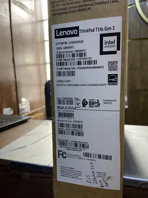 New Laptop Lenovo ThinkPad T14 16GB Intel Core i5 SSD 256GB