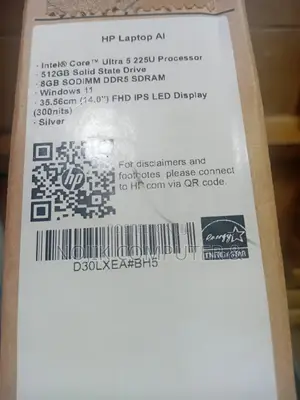 New Laptop HP 14-dq1025cl 16GB Intel Core Ultra 5 SSD 512GB