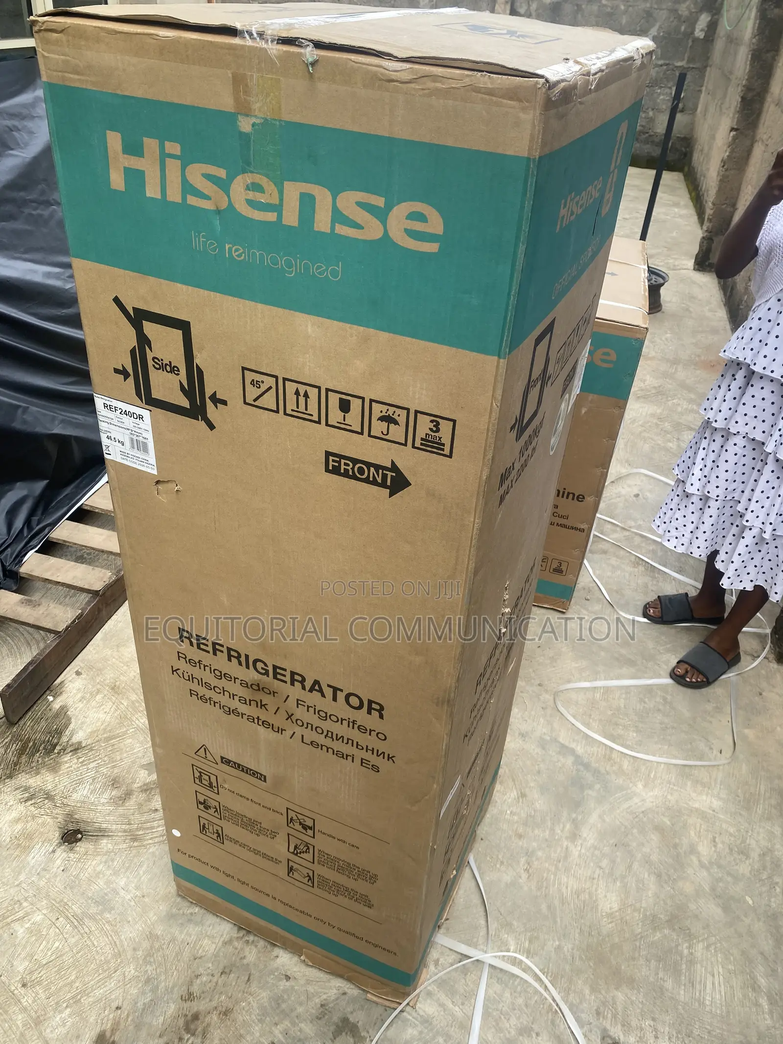 Hisense REF240DR Top Freezer Fridge 240L Capacity