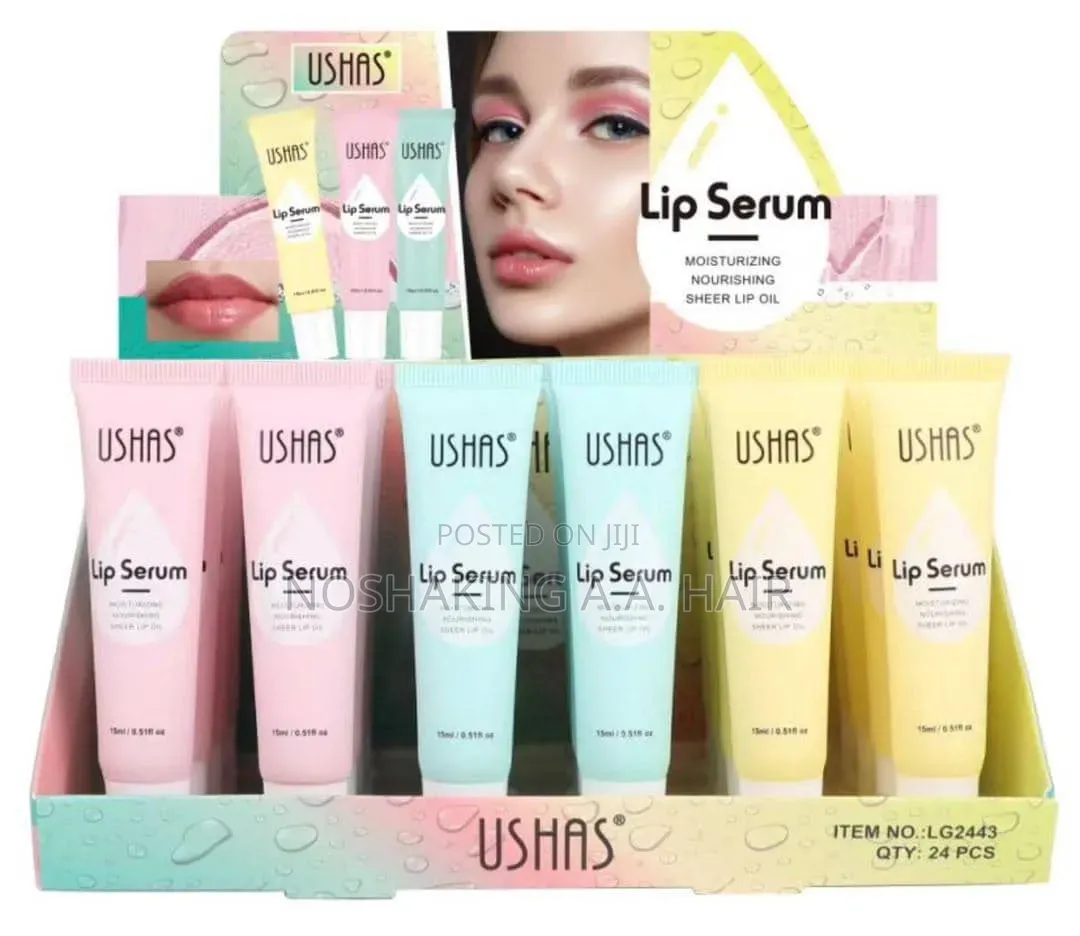 Ushas Lips Serum and Lips Gloss