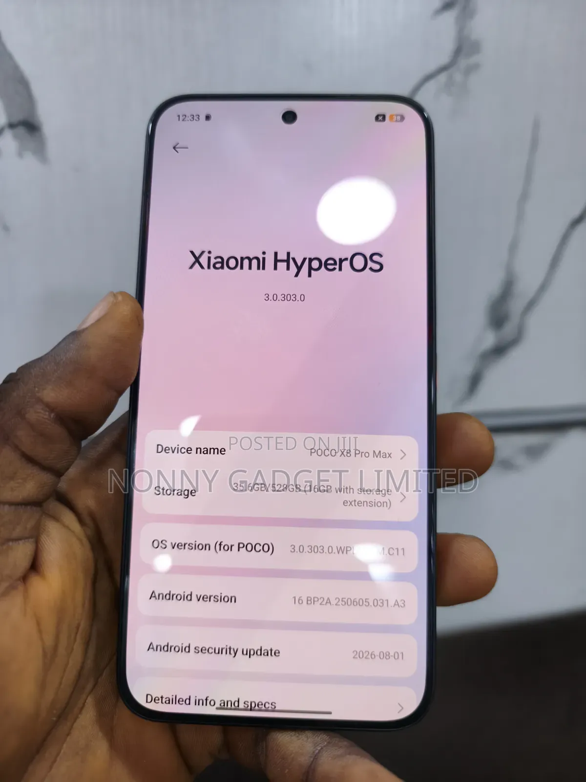 Xiaomi Poco X8 Pro Max 512 GB Black