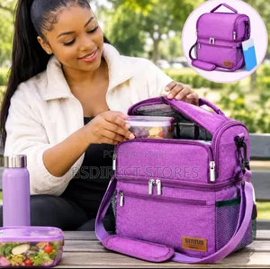 STNTUS PURPLE Cooler Lunch Bag Thermal Cool, With Ice Pack
