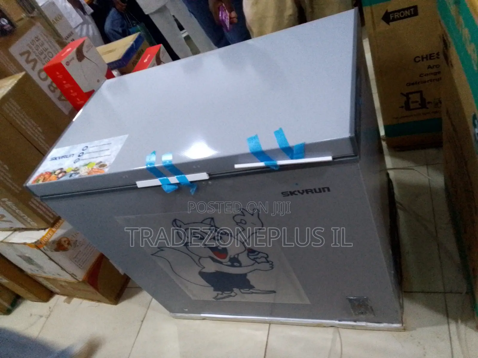 SkyRun BD-250AI Large Chest Freezer