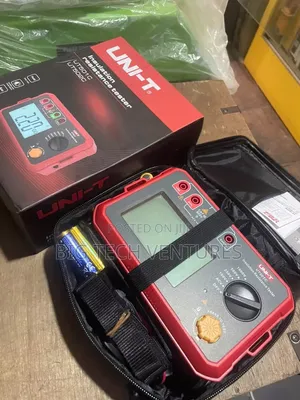 UNI-T UT501C Digital Insulation Resistance Tester in Its Carrying