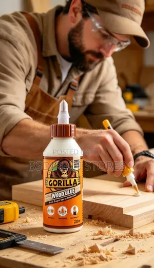 GORILLA WOOD GLUE 236ML Super Tough PVA for Wood (Water Resistant)