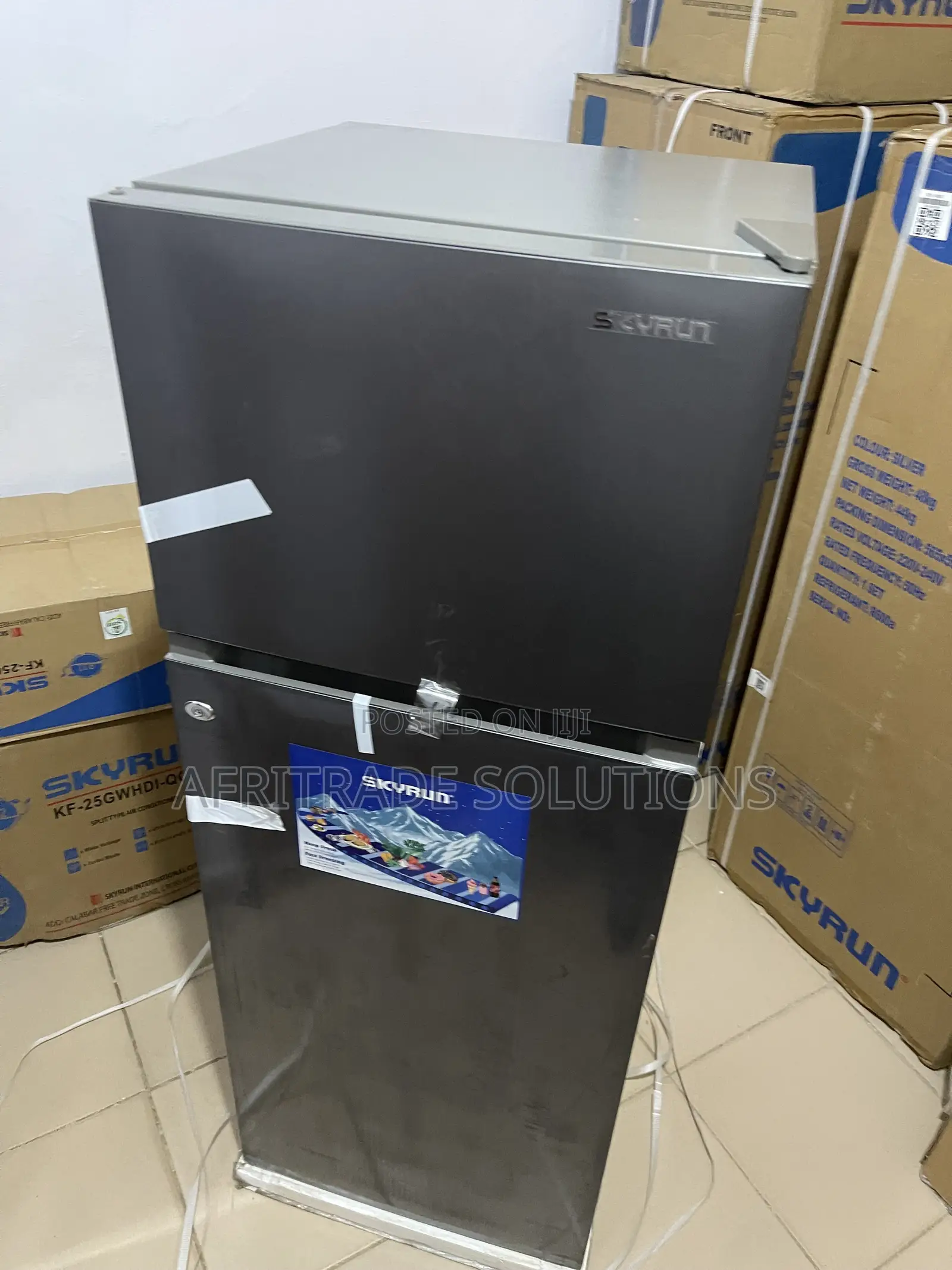 Skyrun 200L Upright Fridge for Modern Homes