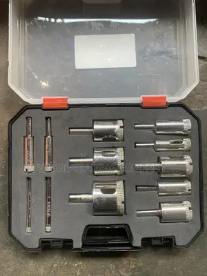 Diamond Hole Saw Set - Silver Chrome
