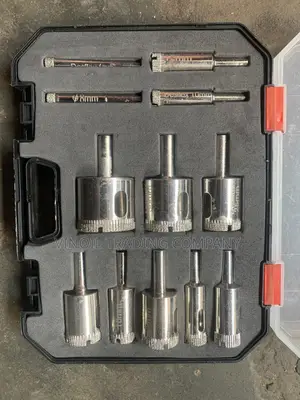 Diamond Hole Saw Set - Silver Chrome