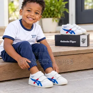 ONITSUKA TIGER Mexico Mid Runner Ps Kids Unisex Shoes 33.5
