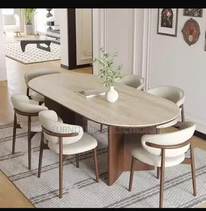 Aesthetic Dining Set by 6 Chairs Imported