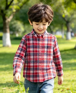 Genuine RALPH LAUREN Plaid Cotton Poplin Kids Shirt
