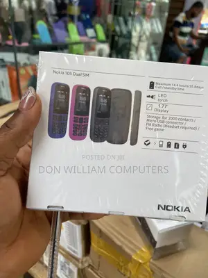 New Nokia 105 Blue